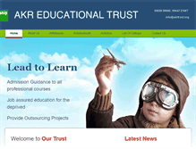 Tablet Screenshot of akrtrust.org